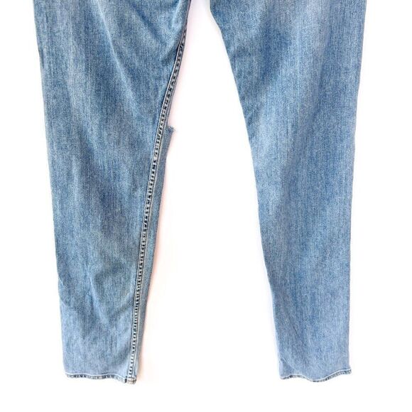 Rag & Bone Medium Wash Standard Issue Fit 1 Skinny Leg Distressed Denim Jeans 32 - Picture 8 of 8
